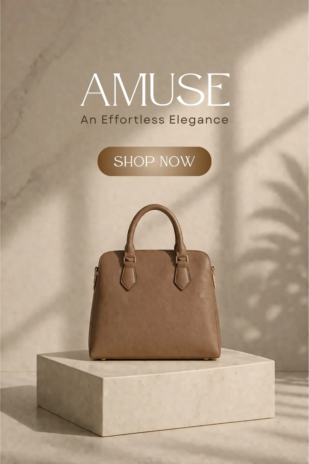 Amuse: Effortless Elegance, graphic design by Namirah Tarannum