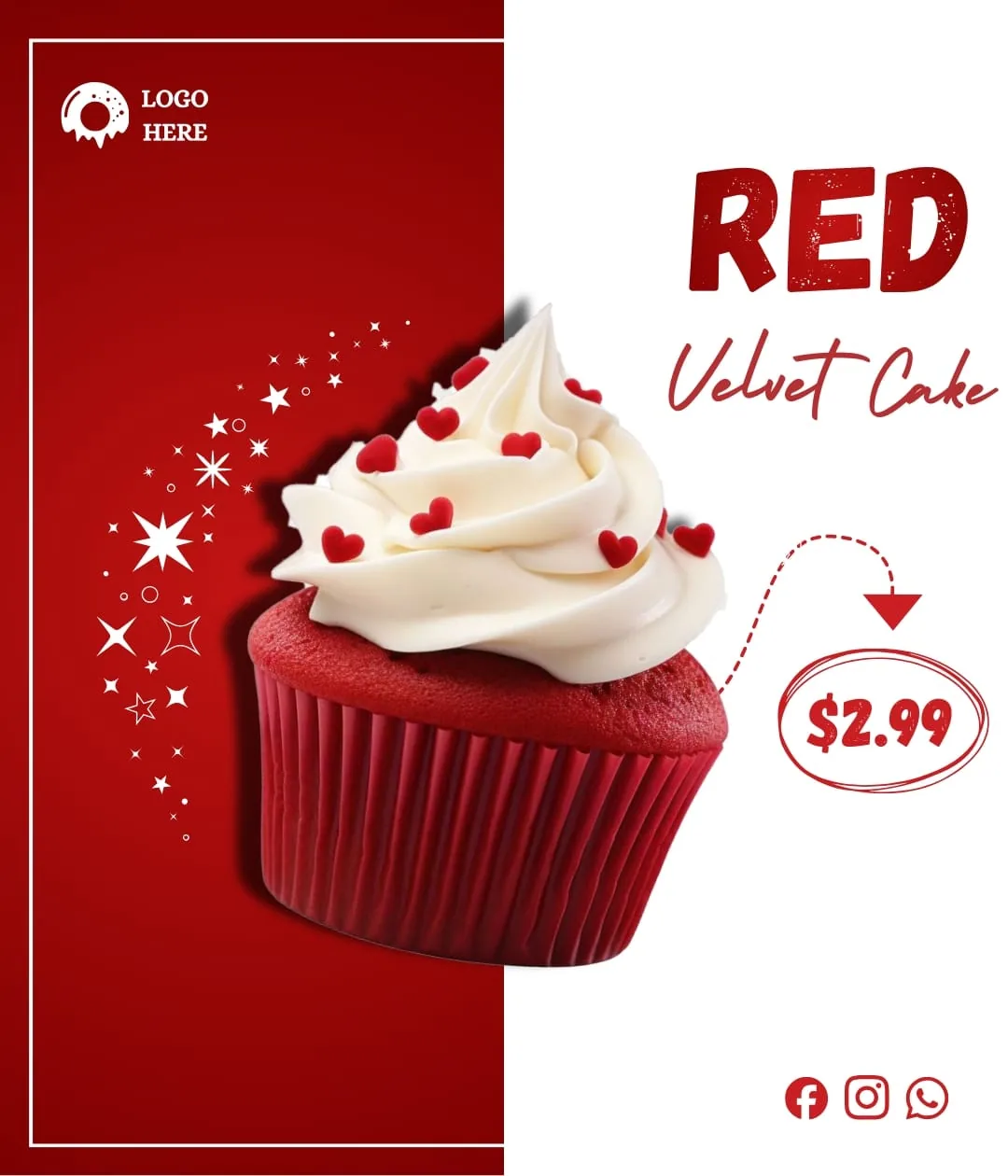 Red Velvet Cake, graphic design by Namirah Tarannum